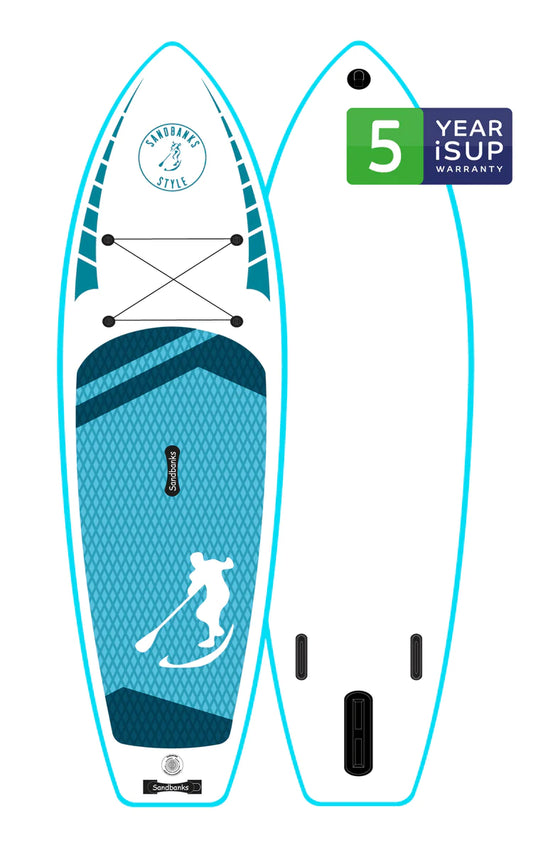 Splash Turquoise 8'6'' iSUP paddleboard package