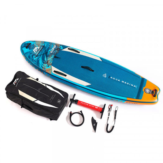 Aqua Marina Rapid 9'6" White Water / River Stand Up Paddle Board Package 2022