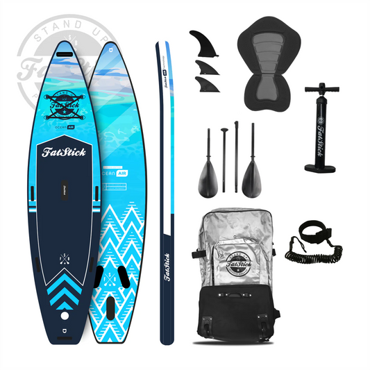 Fatstick 12'6 Inflatable Touring Paddle Board Package ISUP